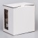 Box for cake 2 windows, with handles, white, 28 x 28 x 20 cm