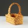 Wicker basket 24 x 13.5 x 9.5/25 cm, sequoia