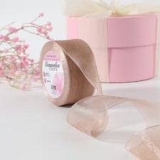 Kapron tape, 40 mm, 20 ± 1 m, beige color No. 160
