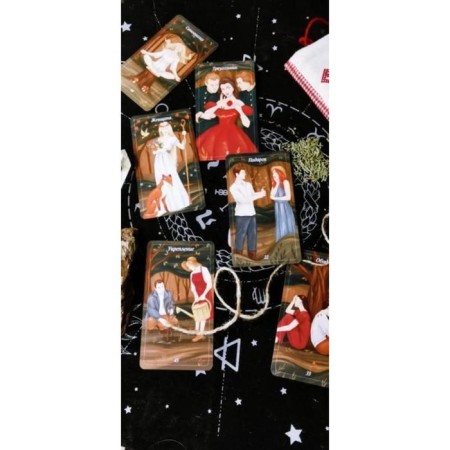 Forest of love. A deck-oracle for heart questions (50 cards and guide guides in a gift case). Dark V.-9