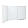 Magnetic marker board 300*100/100*75*2 Calligrata, three-section, in aluminum frame