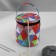 The triangory-triangle bag, 1 eyelet, d = 14 × 14.5 cm, color colorful color