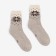 Women's socks from Mongolian wool "snowflake", gray color, size 25 (37-39)