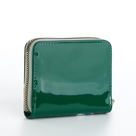 Children's wallet with lightning, green color-2