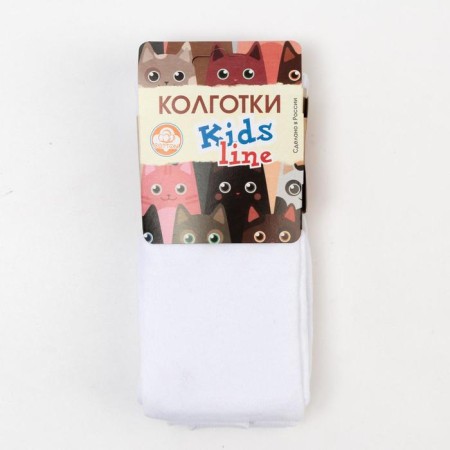 Pantyhose children, white color, height 134-140 cm-3