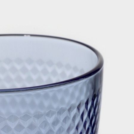Low glass glass "Concept Idil", 250 ml, blue color-1
