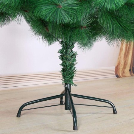 Green cedar 180 cm, D needles 10 cm, D of the lower tier 102 cm, 235 branches, metal stand-2
