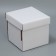 Gift folding box, packaging, “white”, 16.6 x 15.5 x 15.3 cm