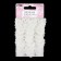 Knitted elements "Butterflies", 5.5 × 4 cm, 10 pcs, white color