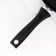 The “Tradition” pan, d = 22 cm, a plastic handle, a glass cover, a thickened bottom, anti -stick coating, black color