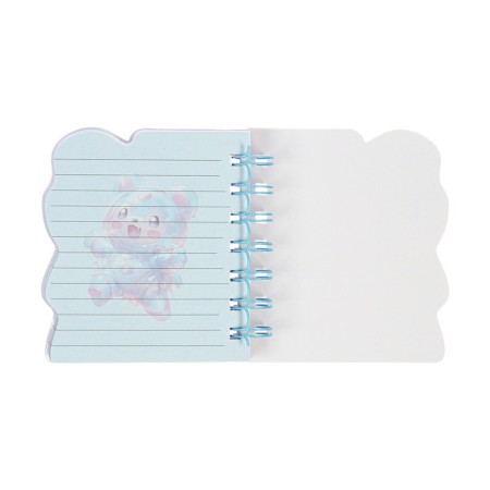 Notebook Gift Book on the crest 80l, line, color block, PVC cover 3D Bear (10x10.5cm) 10539-6