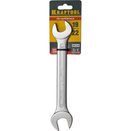 Keywood Kraftool Kraftool 27033-19-22, CR-V, Chrome, 19 x 22 mm-1