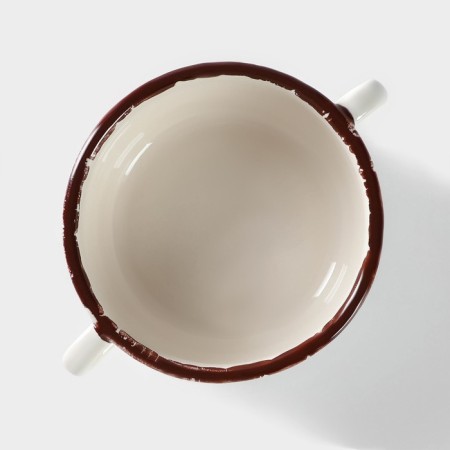 Porcelain broth antica perla, 300 ml, d = 11.5 cm, white color-2