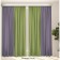 Set of curtains "Canvas", size 200x260 cm, 2 pcs, olive, purple color