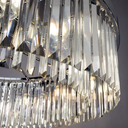 Secunda 22 cm chandelier, D 80 cm, 12x60W E14-2