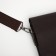 Male bag on the Textura valve, outer pocket, brown color