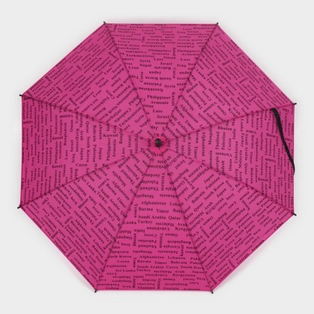 Umbrella - a semi -automatic “country” cane, 8 knitting needles, r = 46 cm, color mix-12