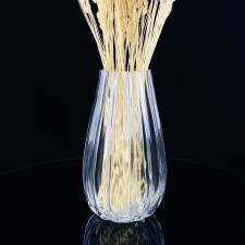 Decorative vase for Lenardi flowers, glass, 19 cm