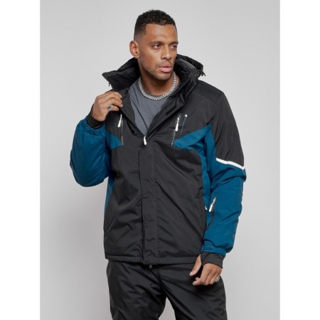 Male winter ski costume, size 48, black color-5