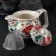 Keramic teapot with a metal sieve "Lotus", 350 ml