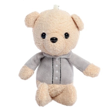 Soft toy "Bear", on a key fob, color mix-4