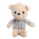 Soft toy "Bear", on a key fob, color mix