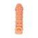 Kokos nozzle is realistic with additional stimulation, TPE, bodily, 15.6 cm, l