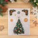 A set of New Year's stickers "Fir tree and fireworks" Cutting, 40 x 30 cm