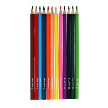Color pencils, 12 colors "Vlad A4", in a cardboard box with a Euro suspension-2