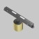 Technical TR132-2-7W4K-BS, LED, 7 W, 193x53x96 mm, 400 lm, 4000k, brass
