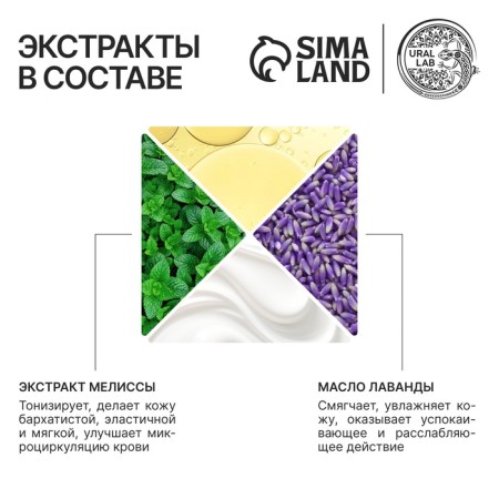 Shower gel with lavender butter and lemon balm extract, 300 ml, Eco Lab by Ural Lab-2