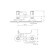 Bath mixer Rush Pioneer Pi7950-44, two-wound, short spout, chrome