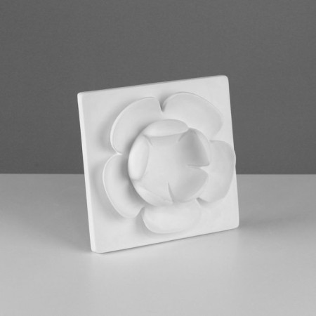 Gypsum figure ornament: a jug, 20.5 x 20.5 x 6 cm