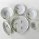 Service table porcelain "Dragonfly", 37 items, 2 types of plates