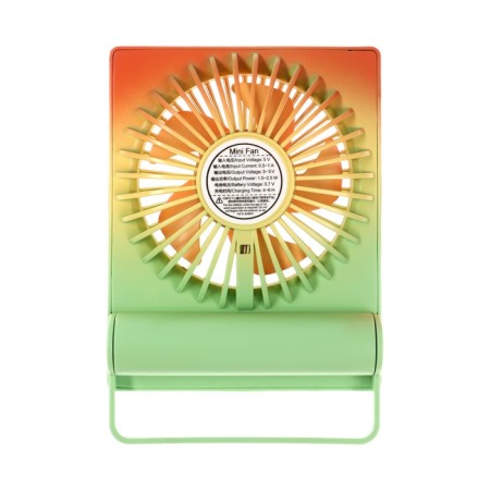 Portable fan YS2202B, 500 mAh, 3 modes, input Micro-USB, wire, gradient Warm-6