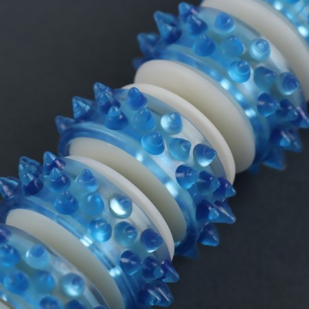 Massage "Skating", universal, 37.5 × 4 cm, 9 wheels with spikes, color mix-3