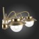 Ceiling EVOLUCE lamp. Sle110102-07. Garonni. 7x40 watts, E14, 84x84x34 cm, antique bronze color