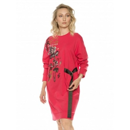 Female dress, size m, red color-2