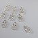 Decor for creativity Metal "Little Filin" mix silver 1x0.7 cm