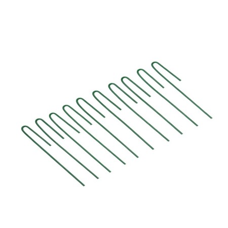 Universal pegs, h = 20 cm, leg d = 0.3 cm, set 10 pcs., Green, Greengo