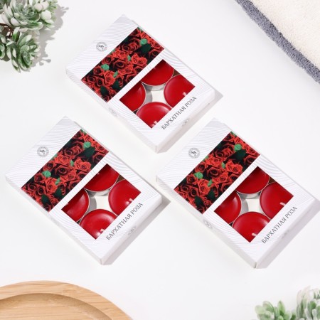 Handles of teaspoon flavored "velvet rose" in gift boxes, 18 pcs-3