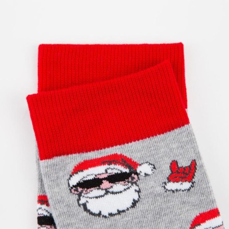 Women's socks, color light gray melange, size 23-25-1
