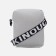Baby bag on a long belt, outer pocket, gray color