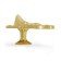 Cappio Pro Pro Pro “Deer” handle 66 x 55 mm, color gold