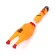 Toy squeak "chicken pirate" for dogs, 16.5 cm, yellow