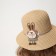 Hat for the girl Minaku "Bunny", Milk color, Rr. 52