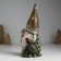 Suvenir Polystone "Santa Claus with snowflakes on a cap, with a snowman" 11x9.5x23 cm