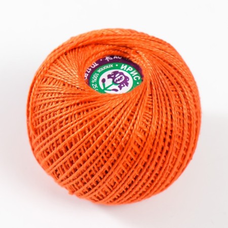 Knitting threads "Iris" 150m/25g 100% Mercerized cotton color 1608-1