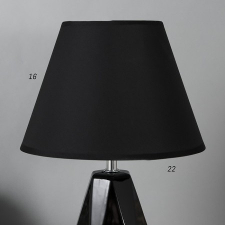 Board lamp 16873/1BK E14 40W Black 23x23x36 cm Risalux-3