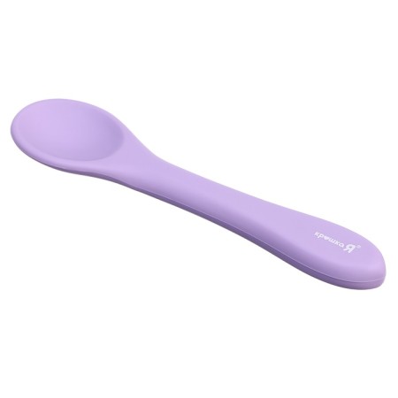 Set for feeding, food silicone, lilac color-4